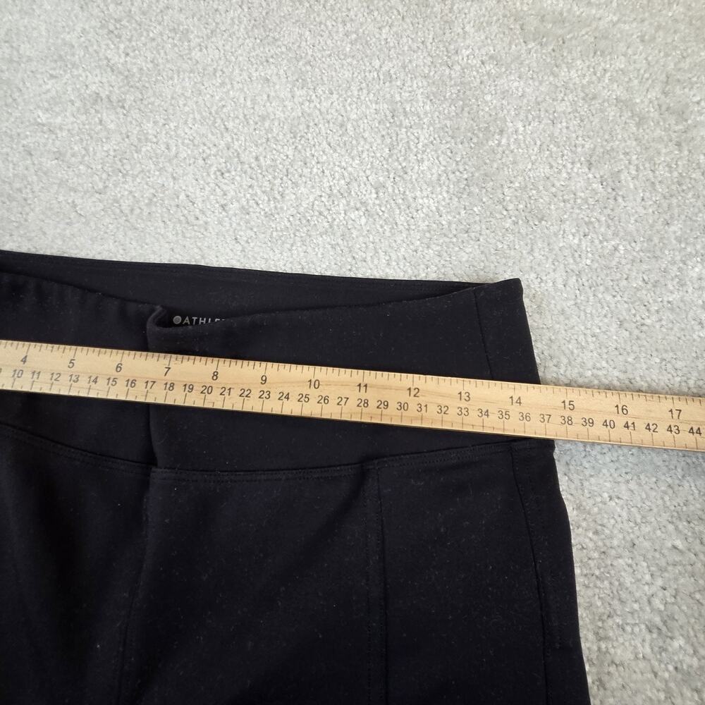 Athleta Delancy Cargo Pants Womens M Black High Rise Pockets Slim Fit Stretch - Picture 9 of 9